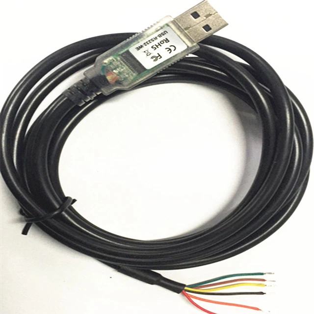 6pin 3.3 5V Ftdi USB-RS232-We-1800-Bt-5.0 Cable, USB to RS232 Serial, 1.8m, Wire End